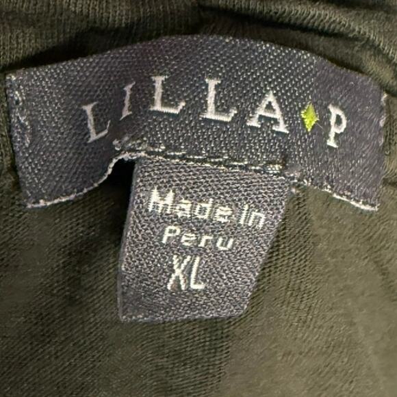 Lilla P Olive Green Long Sleeve V-Neck Faux Wrap Top - XL - Picture 3 of 4